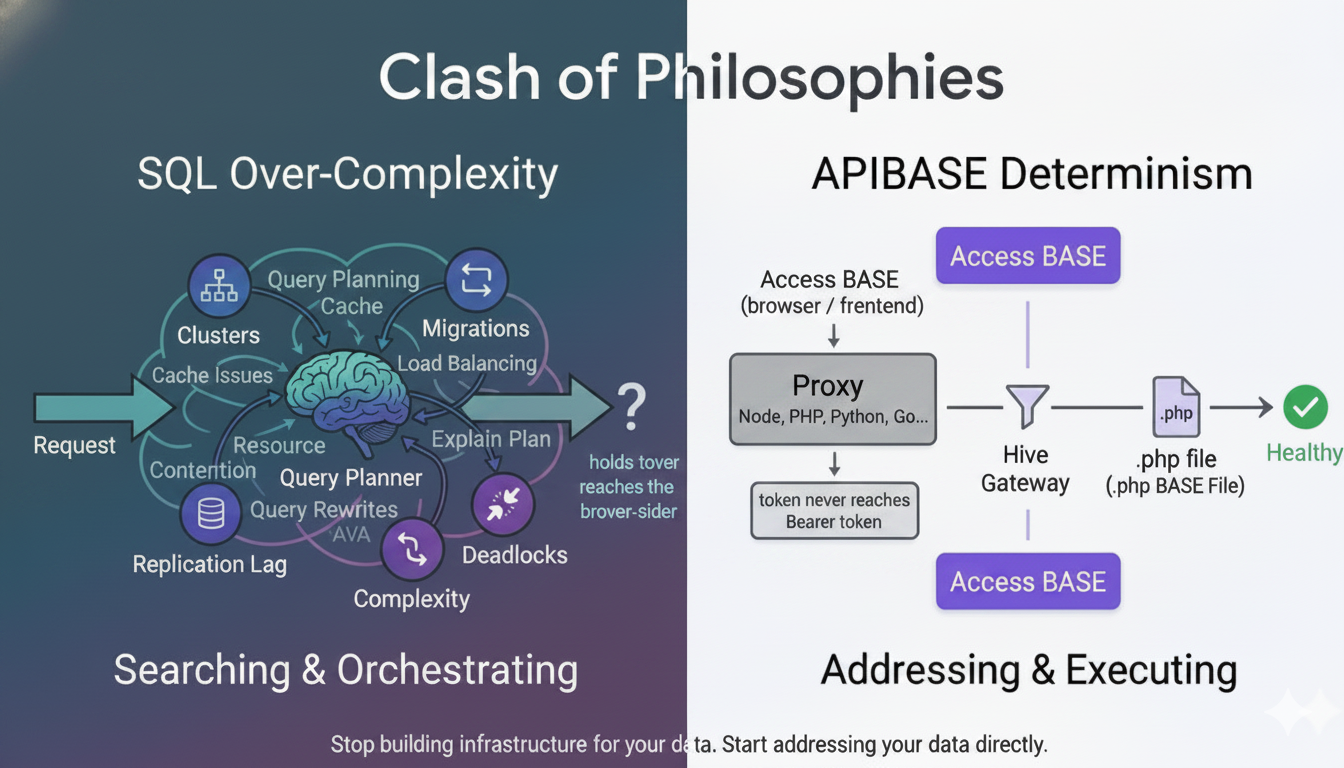 SQL vs APIBASE comparison